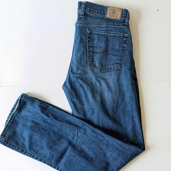 Lucky Brand Denim - Lucky Brand Sienna Tomboy Women's Low Rise Straight Leg Jeans 12/31 Regularl